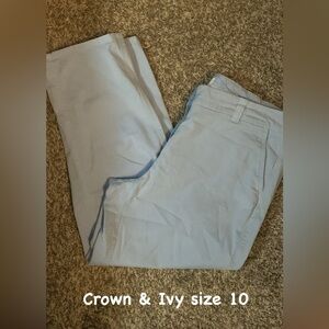 crown & ivy Gray Chinos